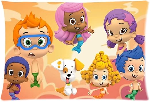 Amazon Com Bubble Guppies Pillowcase 20x30 Two Sides Zippered