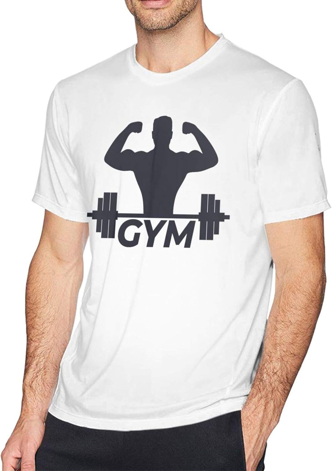 Men's Golds Gym Logo TShirt Short Sleeve Graphic O Neck