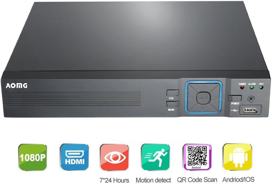 AOMG 1080P 4CH NVR Network Video Recorder Onvif IP Network Security Recorder For Surveillance Camera