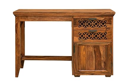 The Attic Ambient Study Table (Lacquered, Honey)