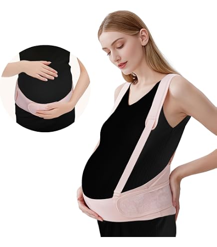 Ceinture De Grossesse - Soutien Lombaire Et Abdominal Réglable, Respirante, Pour Douleurs Bassin Et Dos, Quotidien Et Sport - 11