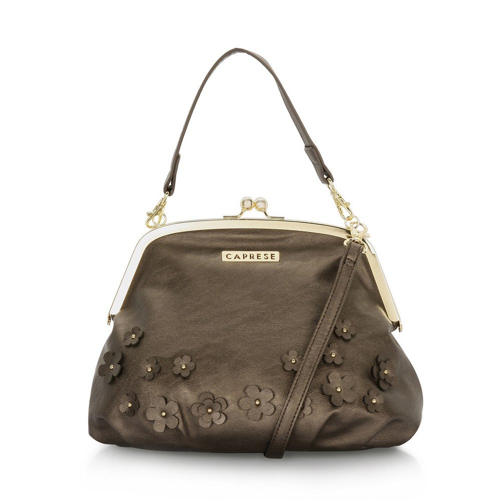 caprese women's satchel (bronze)