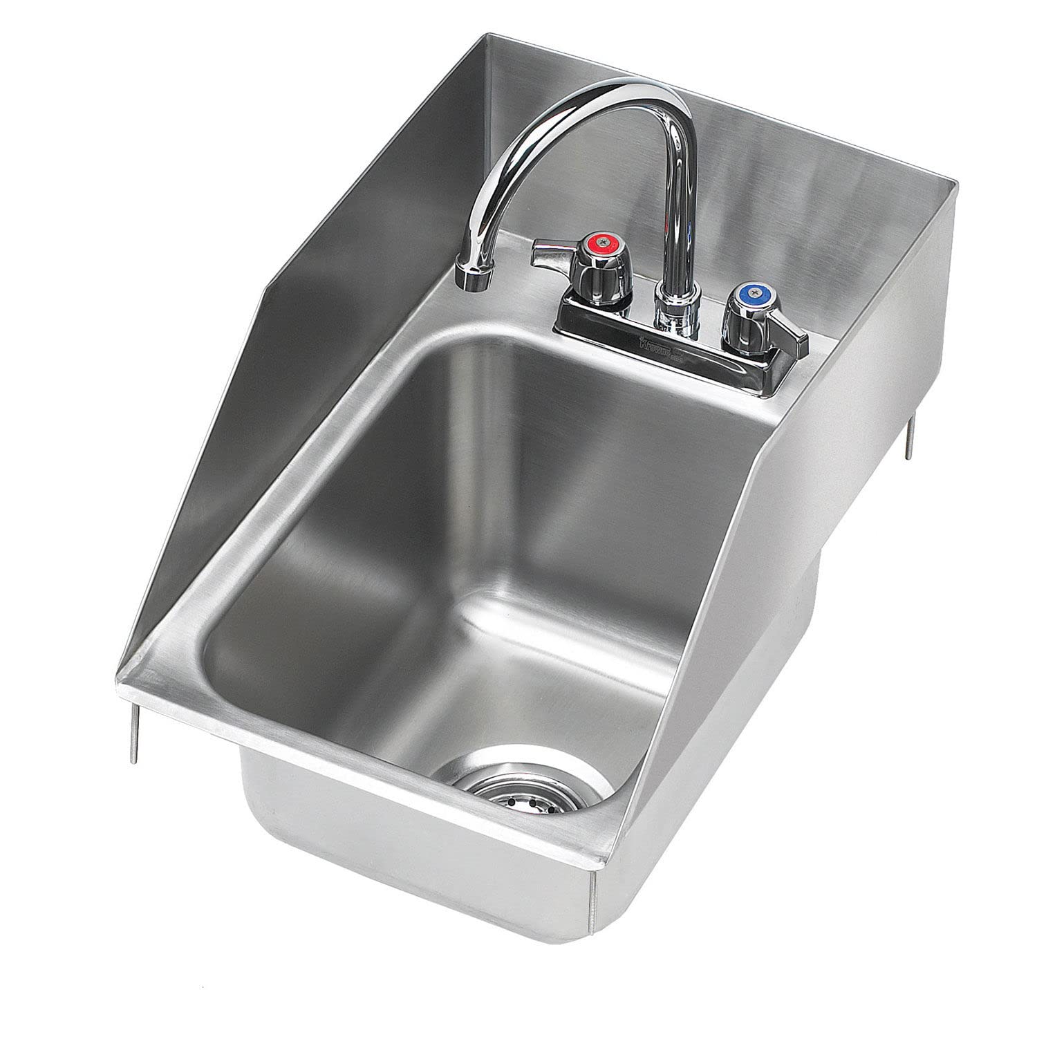 Krowne 12" x 18" Drop-In Hand Sink with Side