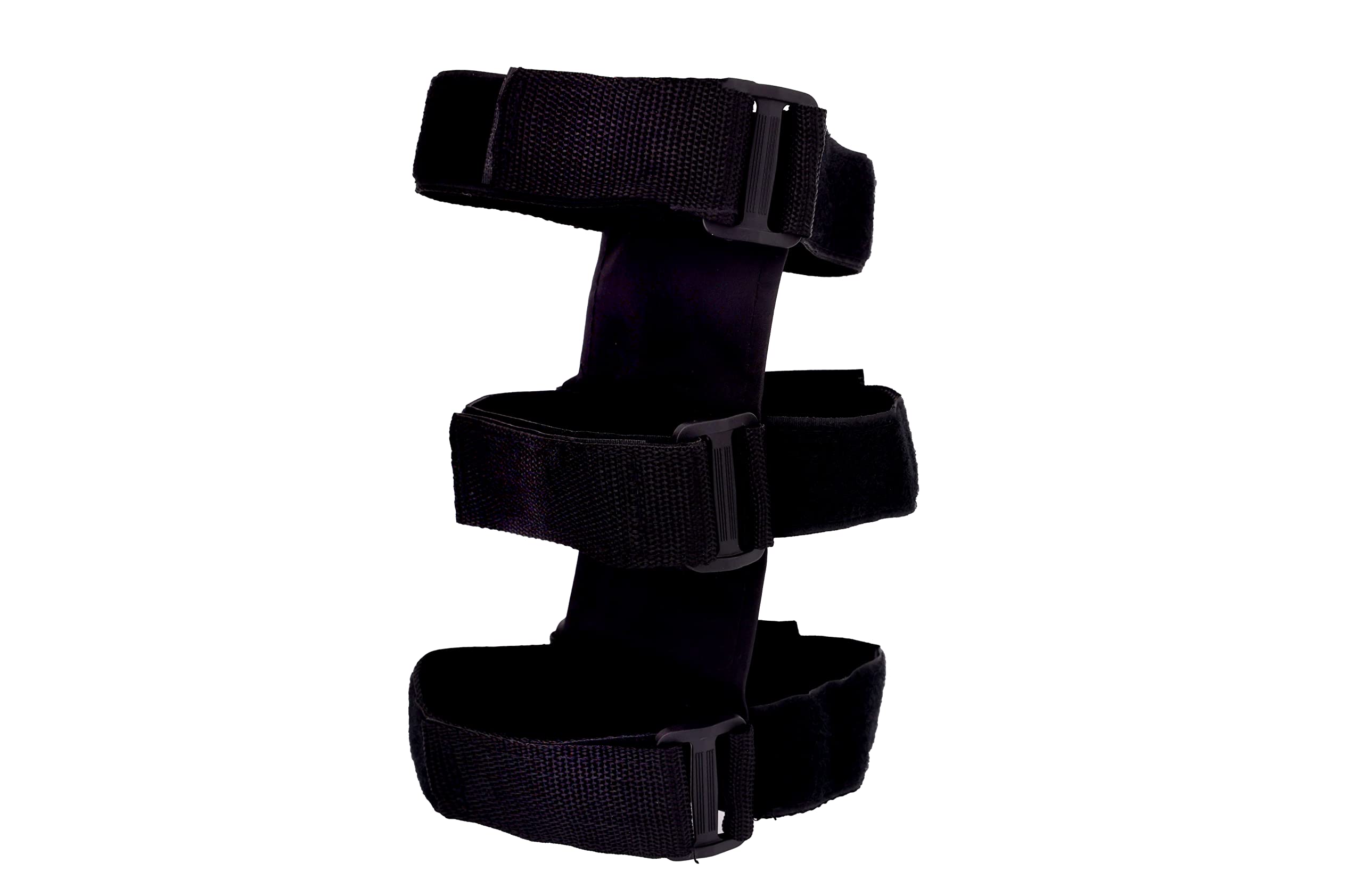 itdegno Black Roll Bar Car Fire Extinguisher Dry Powder Fire Extinguisher Holder Storage Straps compatible with TJ Jk Cj Yj