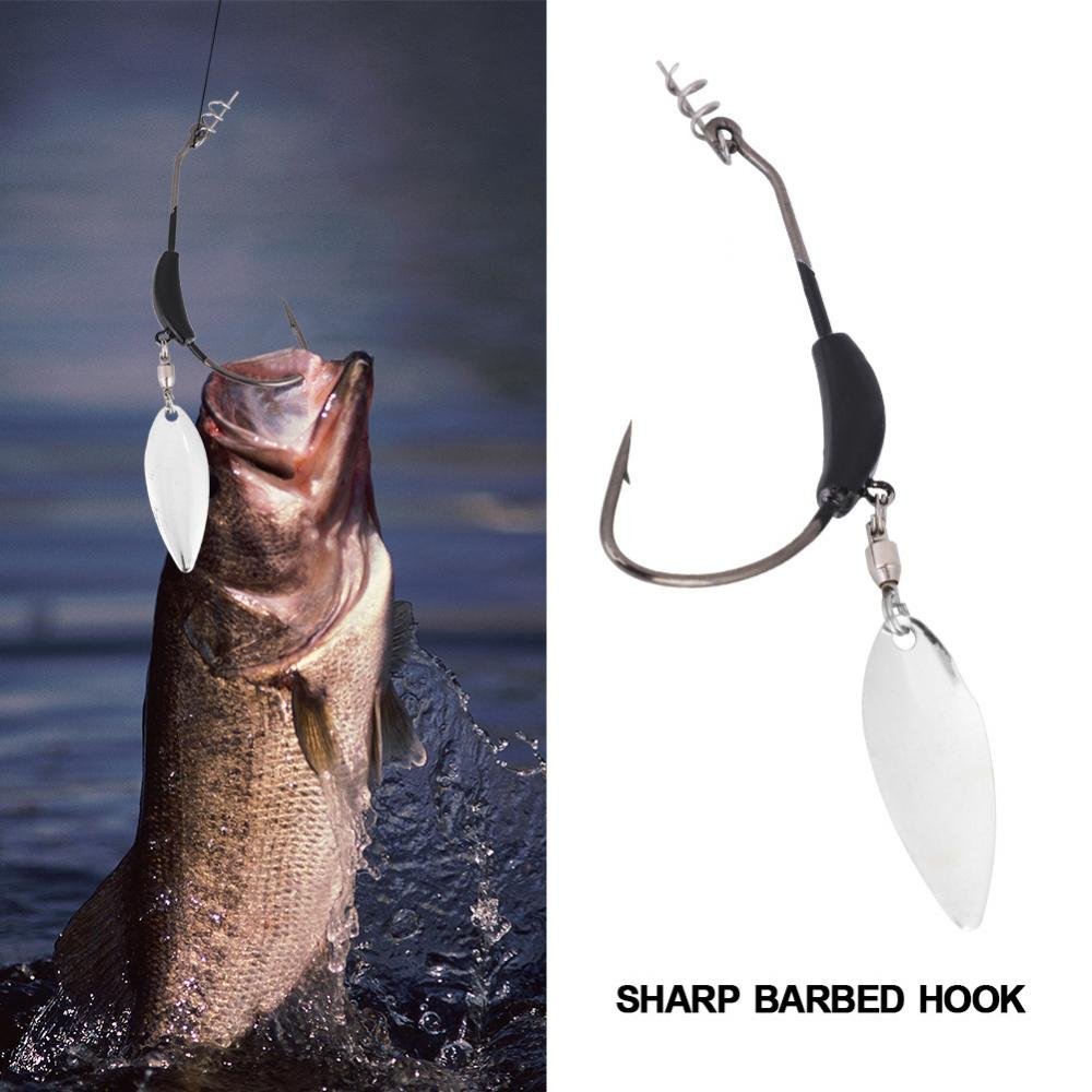 国内最安値 釣り用スプーンルアー疑似餌 ジギングフック付き 釣り用スイベルタックルアクセサリー 海水淡水に最適 3本パック シルバー B07ftkk94s 最安値 Www Autoshifts Com