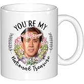 MAGYMTD You're My National Treasure Coffee Mug, Lovely Gifts Mug For Father's Day, Mother's Day Birthday, Christmas, Anniversary, Valentine's Day Gifts Mug 11 oz White