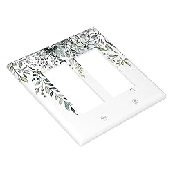 Spshian Decorative Outlet Covers Rustic Green Sage