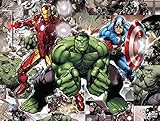 Edge Home Products Avengers Canvas with LED Lights, 12 by 16