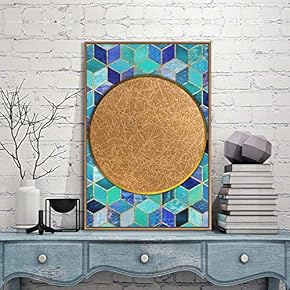 Framed Canvas Wall Art for Living Room, Bedroom Moon Canvas Prints for Modern Home Decoration Ready to Hang - 16"x24" inches