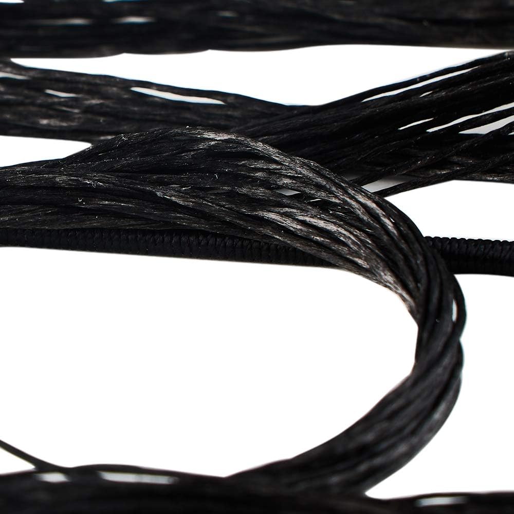 Huntingdoor Bow String 14 Strands Dacron Bow String Recurve Bow String Archery Replacement Bowstrings Actual Length 48inch-62inch Black Handmade Bow String for Traditional Bow Horsebow : Sports & Outdoors