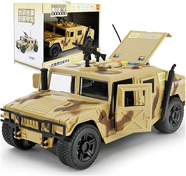 HALO NATION Military Truck Utility Vehicle - Elite Force Humvee - Blastproof & Bulletproof Army Jeep (Mud)