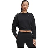Under Armour womens Rival Fleece Piped Long Sleeve Crew