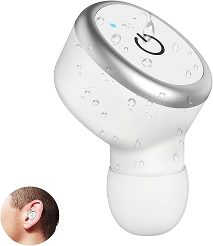 Amazon Bluetoothイヤホン 片耳 防水 Ip68 ハンズフリー通話 Vapesoon 完全 ワイヤレスイヤホン マイク内蔵 通話 音楽 ブルートゥースイヤホン ワイヤレス マグネット充電式 お風呂 運動 日本語説明書 白 Vapesoon ヘッドセット