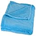 Everyday Home Soft Velvet Fleece Throw Blanket, Blue
