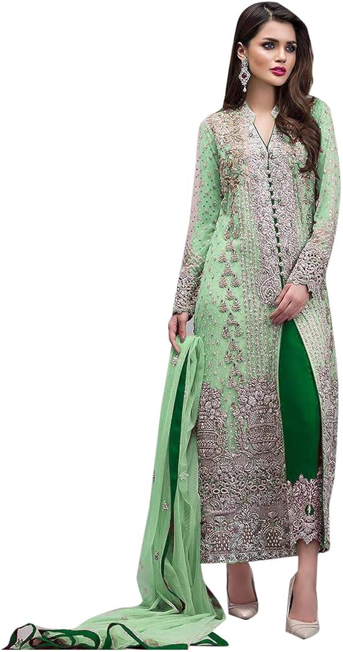 green suit salwar
