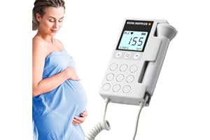ARCHSAVIOR Baby Monitor Heartbeat Pregnancy Portable Doppler Fetal Heart Rate Monitor Easy to Use at Home