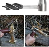 Omninmo Hand Auger Wood Drill Bushcraft Portable Multipurpose Woodworking view 5