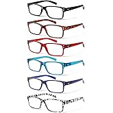 NORPERWIS Reading Glasses 6 Pairs Quality Readers Spring Hinge Glasses for Reading for Men and Women (6 Pack Mix Color -3, 1.75)