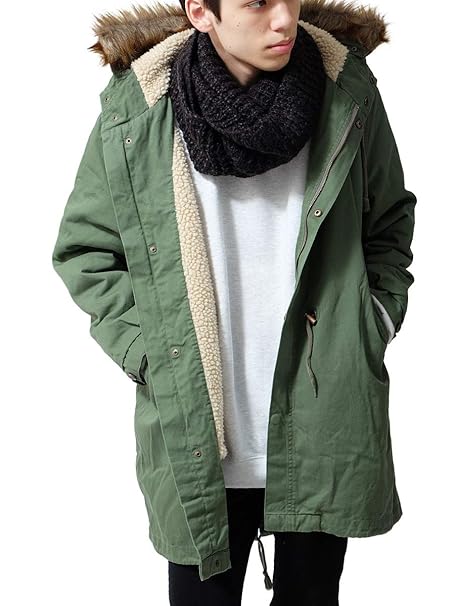 Amazon Zip Five モッズコート メンズ ミリタリーコート 綿ツイル