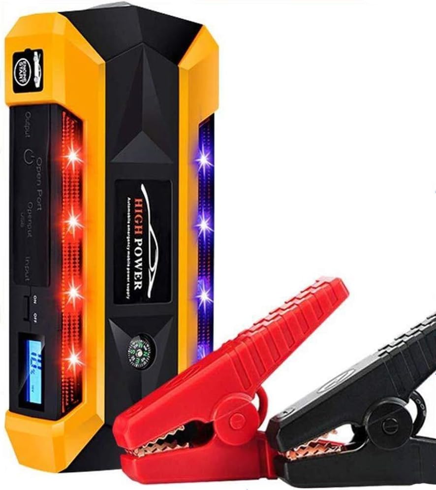 Car jump starter 600A Peak 20000mAh 12V (Up To 6.0L Gas And Diesel) Auto Car Battery Booster Portable Phone Charger Power Pack With Smart Jumper Cables