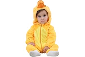 MICHLEY Unisex Baby Boy Girl Hooded Romper Winter Animal Cosplay Jumpsuit Outfits