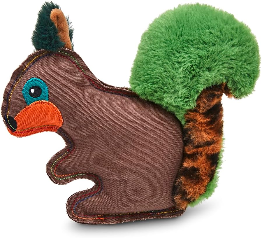 Petface Salina Squirrel Plush Dog Toy