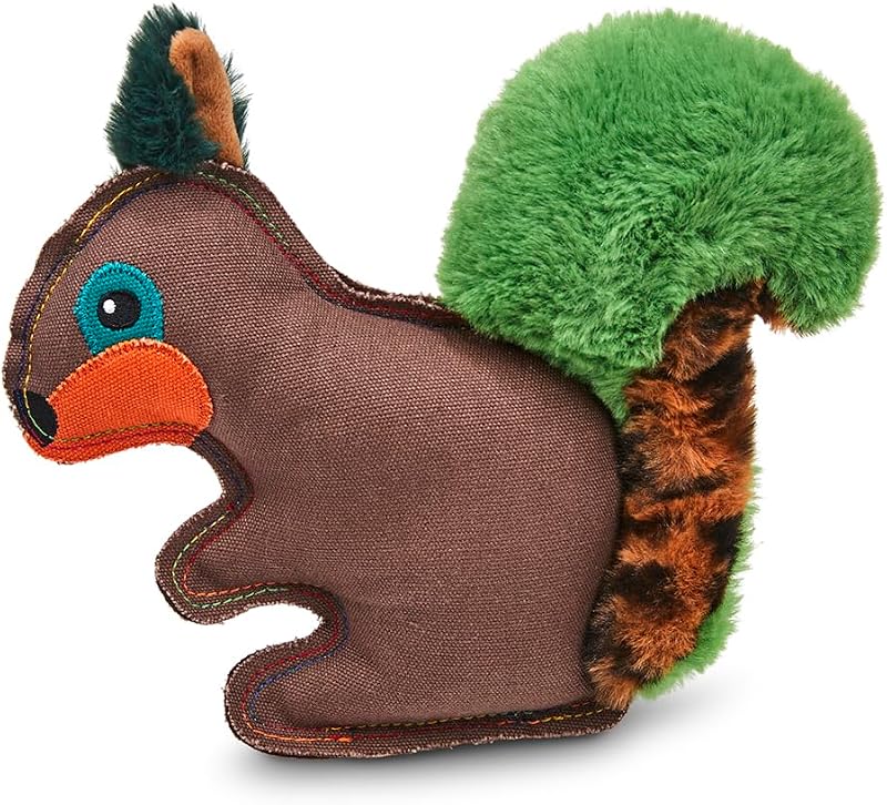 Petface Salina Squirrel Plush Dog Toy