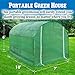 BenefitUSA Hot Green House 10'x7'x6' Larger Walk In Outdoor Plant Gardening Greenhouse