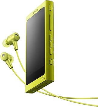 Amazon Com Sony Walkman Una Serie Nw A35hn 16 Gb Auriculares Aislantes De Ruido Mdr Nw750 N Incluido Cal Amarillo Electronics