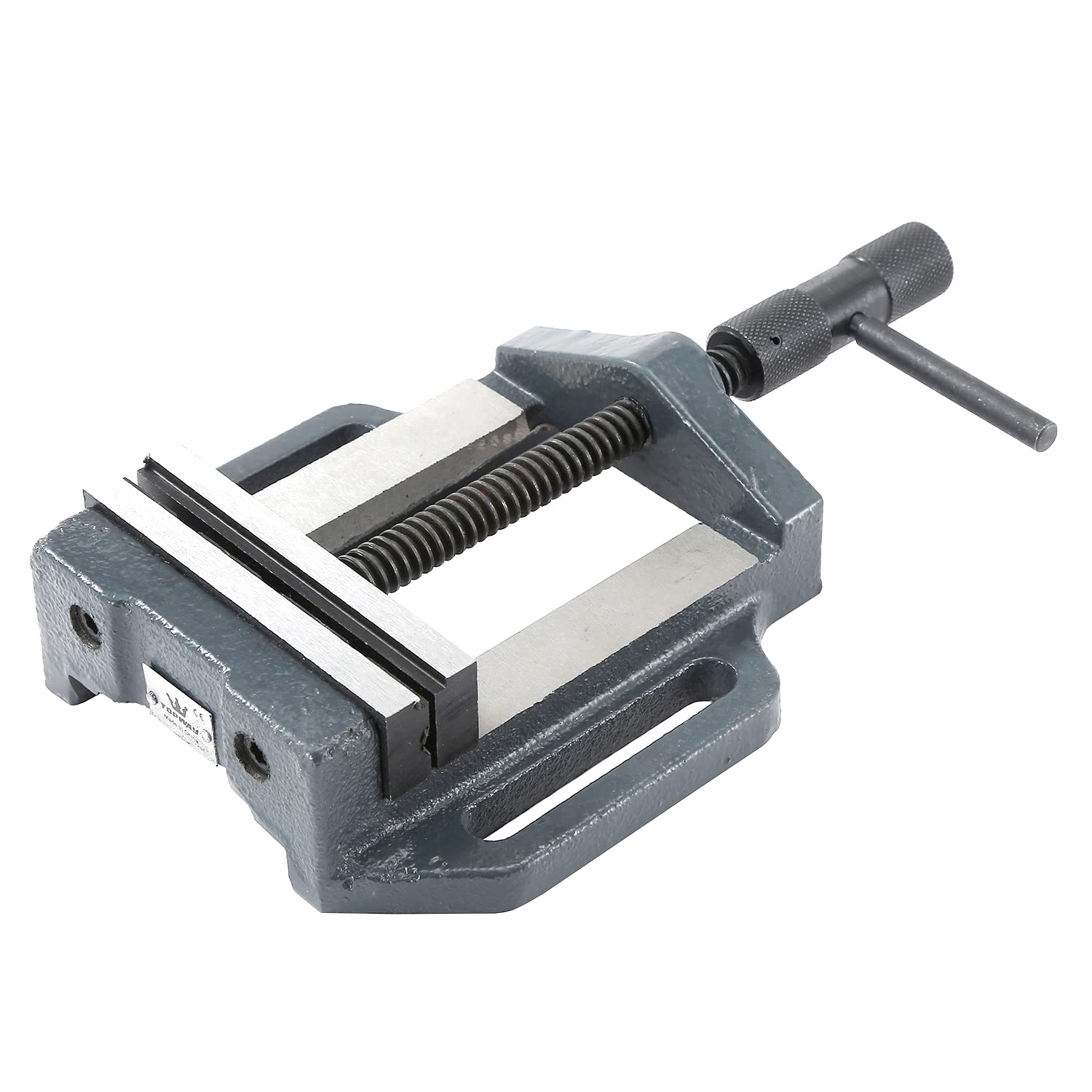 KATSU Drill Press Vice 125mm 5 Inch Professional Precision German Type Pillar Bench Drill Vice Clamp for Workshop Milling Machine Machinery Maintenance 4022765