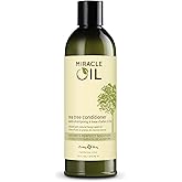 Earthly Body Miracle Oil Tea Tree Conditioner, 16 oz. - Detangles, Tames Frizz & Nourishes Roots - Tea Tree, Hemp Seed, Argan & Eucalyptus Oils - 100% Vegan, Cruelty Free