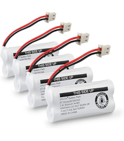 IMah BT166342/BT266342 2.4V 750mAh Baterías De Teléfono Inalámbrico, También Compatibles Con BT183342 BT283342 BT162342 BT262342 VTech CS6114 CS6429 CS6719-2 AT&T EL521219 0 EL55 EL51203, Paquete De 3 - View #4