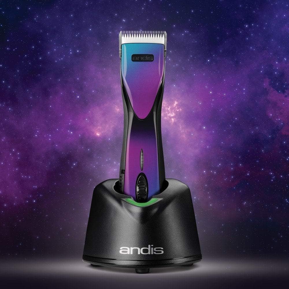 andis purple galaxy detachable blade cordless clipper for dogs