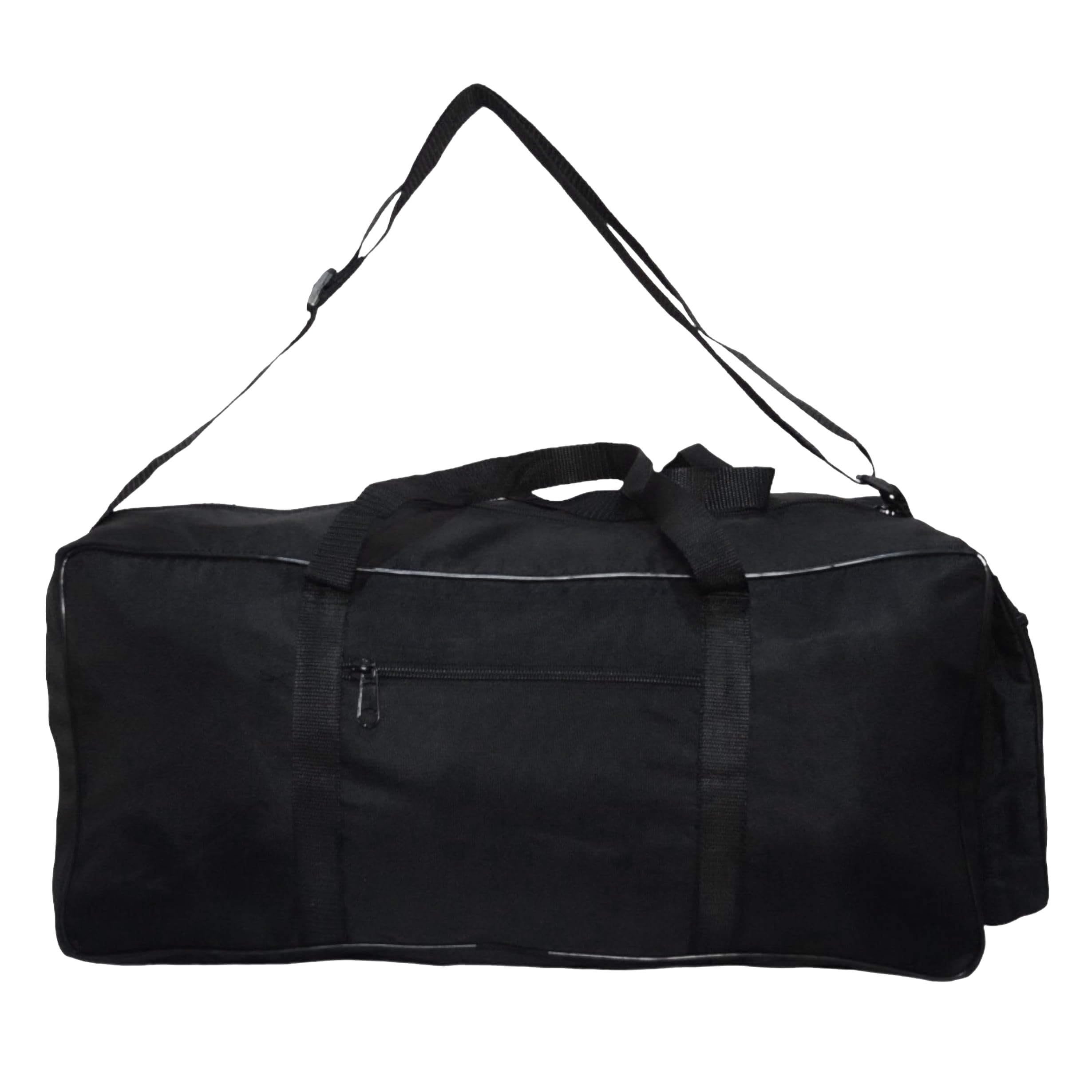 Sterling Sports Travel Duffle Large Storage Holdall Bag Men - Quick Dry Large Durable & Lightweight Suitable for Gym, Sports, Hospital & Holdall Travel Bag Gifts for Women & Men (Black)