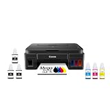 Canon G3200 All-In-One Wireless Supertank (MegaTank) Printer| Copier| Scanner| and Mobile Printing, Black, 6.5" x 17.6" x 13" (0630C002)