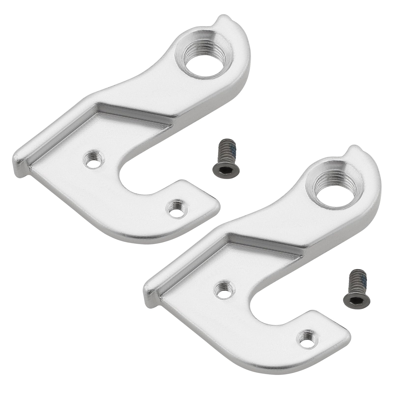 Be In Your Mind 2pcs Aluminium Bike Derailleur Hanger Gear Mech Replacement Part Compatible with Voodoo Bizango 2019 for Mountain Road Silver