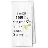 ArtisaEura Margarita Gifts Kitchen Dish Towels, Bar Towels for Bartender Kitchen Decor, Margarita Lovers Gifts for Men Women, 16x24 Inch