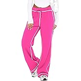DISCIPBUSH Track Pants Women Sweatpants Soft Jogging Straight Pajama Sweats Wide Leg Sweatpants Women Lounge Pants Joggers