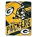 Northwest NFL Green Bay Packers Unisex-Adult Micro Raschel Throw Blanket, 46