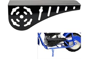 SKYJDM Mini Bike Chain Guard Cover for Most Mini Bikes Compatible with 5-7HP Predator 196cc 212cc 201cc Compatible with Honda Clone Tecumseh Briggs & Stratton Engines(Black)