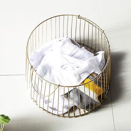 Little SweetLeichter Goldener schmutziger Wäschekorb Badezimmer Hotel