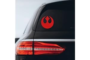 BARGAIN MAX DECALS Rebel Alliance Decal Sticker Decal Notebook Car Laptop 5" x 5" (Red)