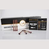 GOCHSS Premium Bamboo Golf Tees (83mm)