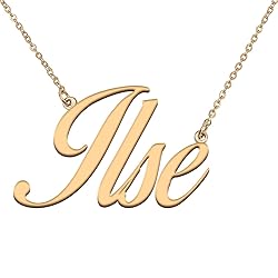 HUAN XUN Customized Custom Simple Any Name Necklace