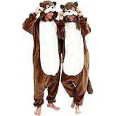 vavalad Adult Onesie Pajamas Halloween Costume Cosplay Onesie Women Men