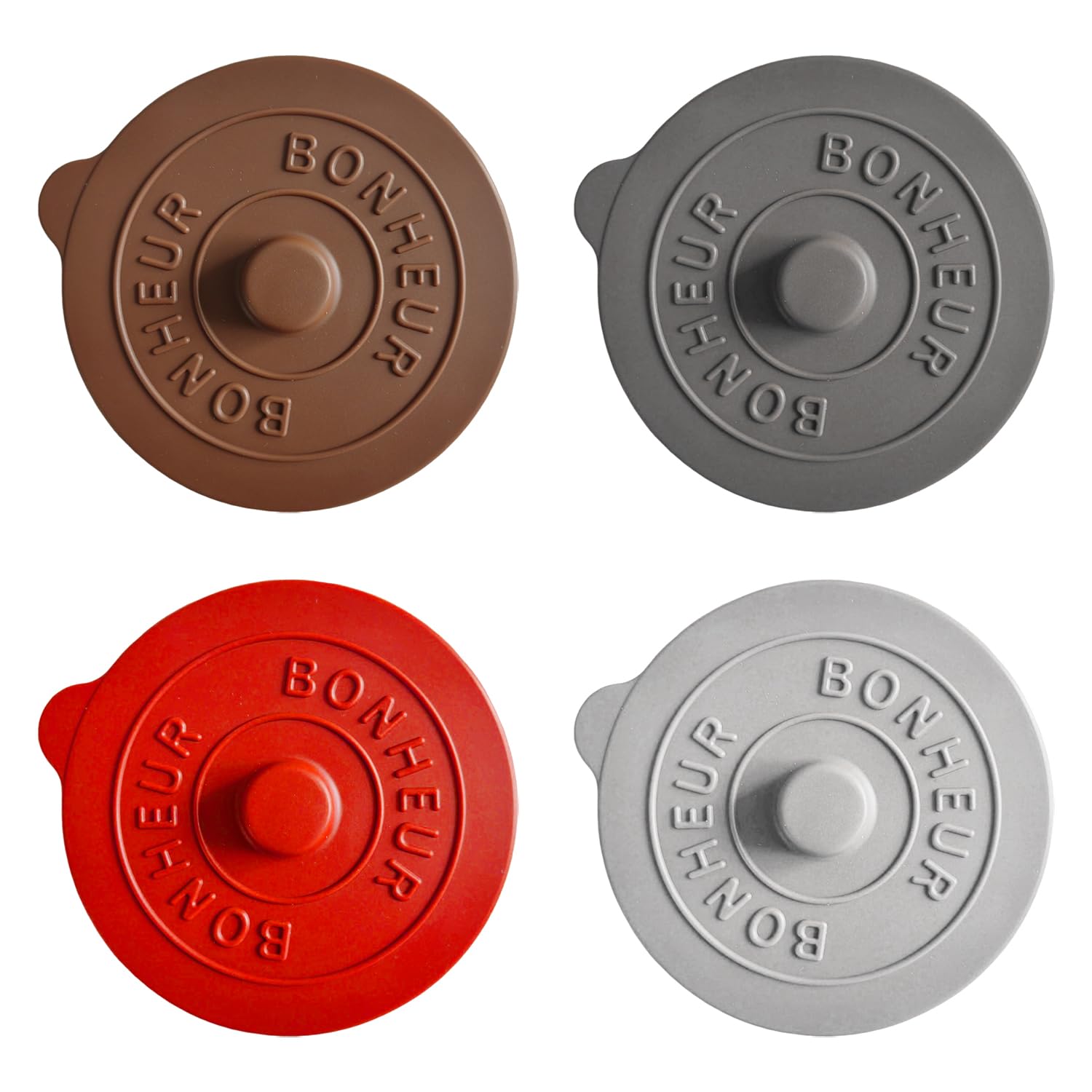 4 Pieces of Silicone Cup Lids, Dustproof Water Cup Lids, Stylish and Simple Cup Lids, Reusable Cup Lids, Cup Accessories