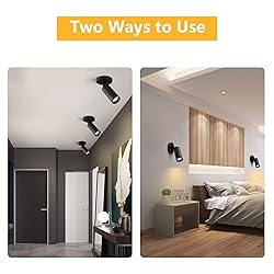 KCO Lighting LED Track Lighting Heads Matte Black