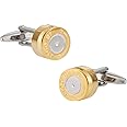 Cuff-Daddy Spent Bullet Casing Cufflinks with jewelry presentation box Fashion Unique Design men cufflinks for wedding