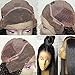 Human Hair Lace Front Wigs Pre Plucked Virgin Brazilian Human Hair Wigs for Black Women Silky Straight Glueless Lace Front Wig with Baby Hair Straight Human Hair Wig Bleached Knots 1B 180% Density 14