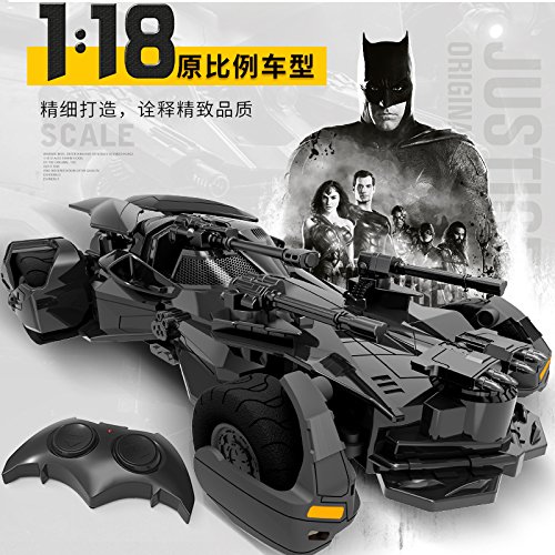 1:18 Batman vs Superman Justice League electric Batman RC car childrens toy model Gift simulation display Batmobile